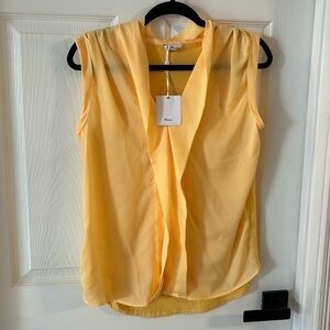 Milano Yellow Blouse size Medium